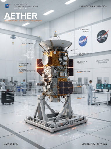 NASA Aether Probe technical visualization